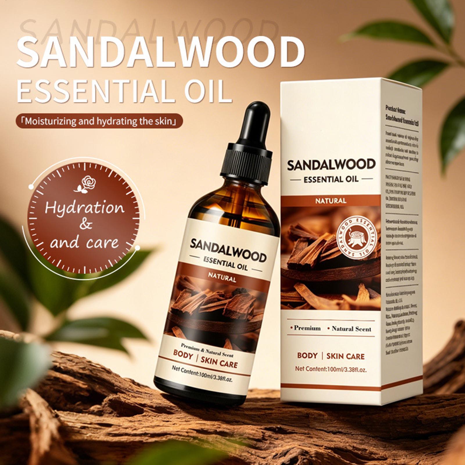 Home Fragrance For Diffuser - Sandal Ağacı Esansiyel Yağı 100ml Doğal