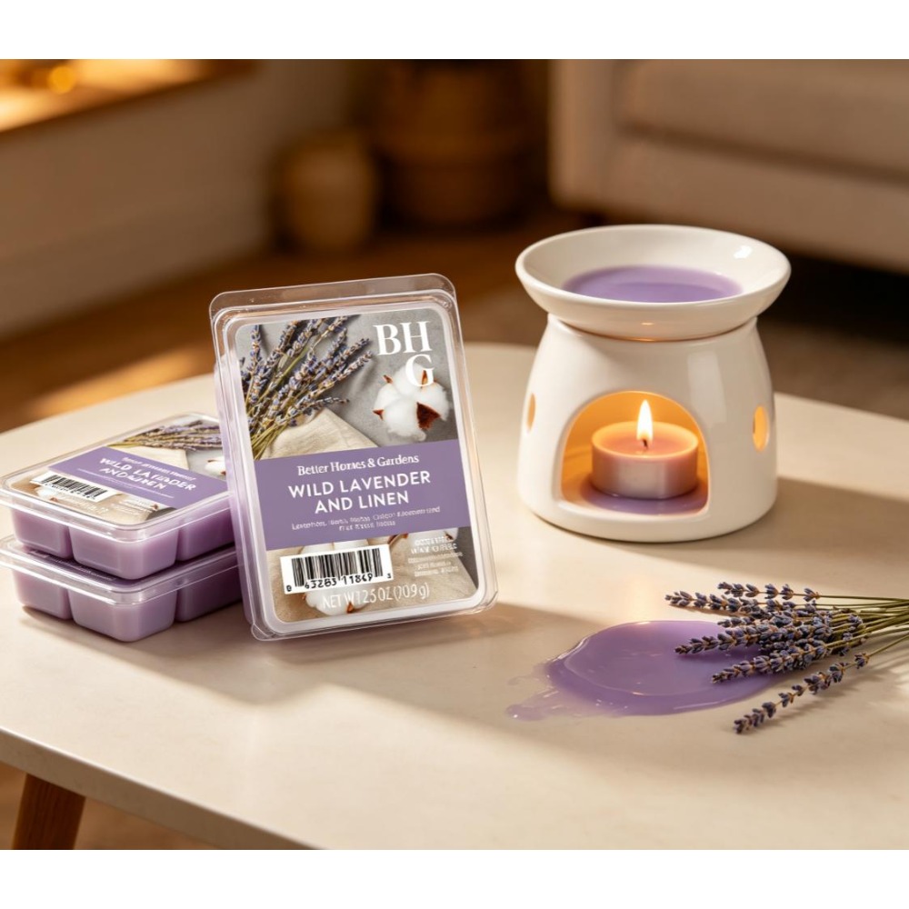 Home Fragrance Linen - 2.5oz Kokulu Balmumu Eriticileri Vahşi Lavanta