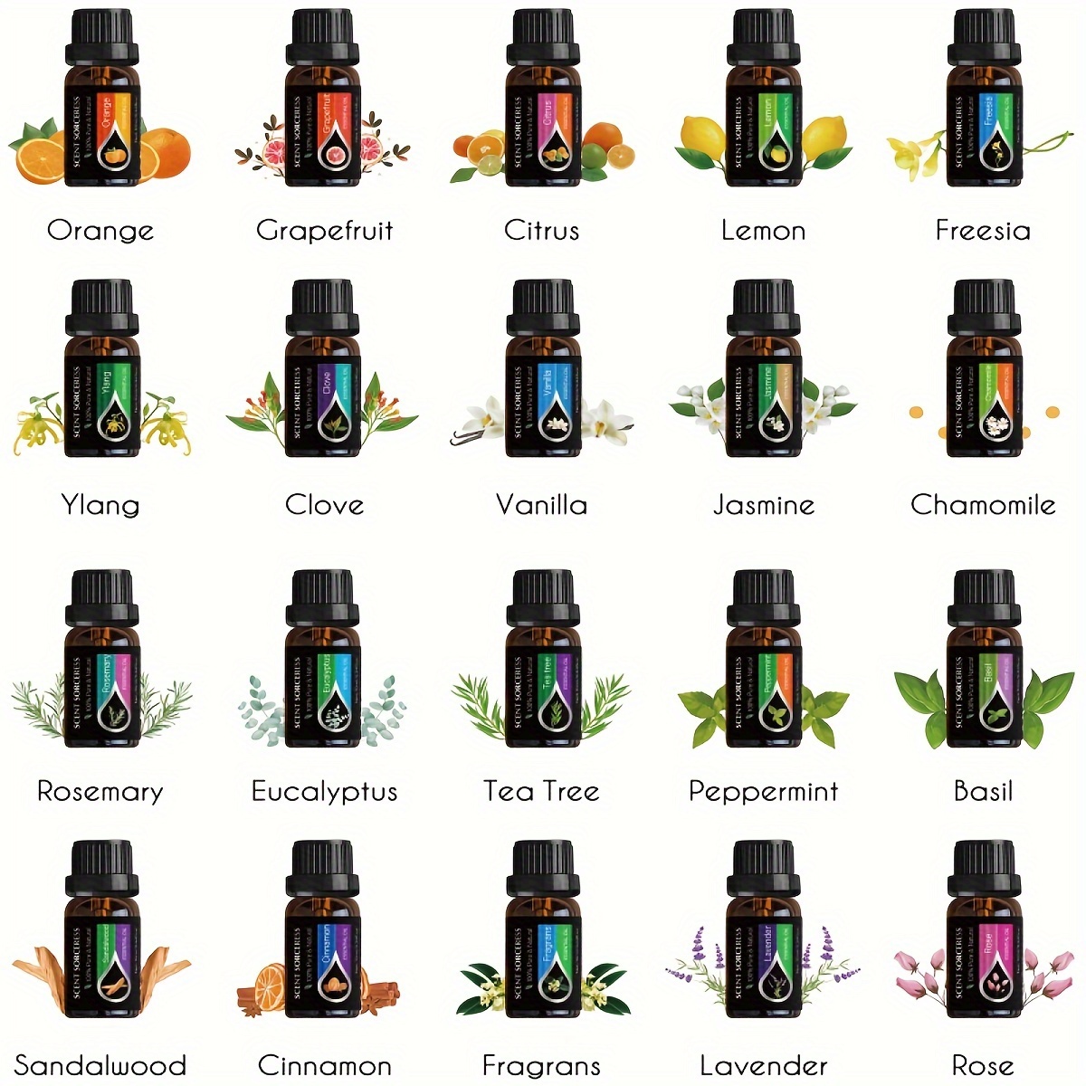 20 adet/set Uçucu Yağ Seti Lav - Home Fragrance Diffuser Oil incelemesi ve fiyatı