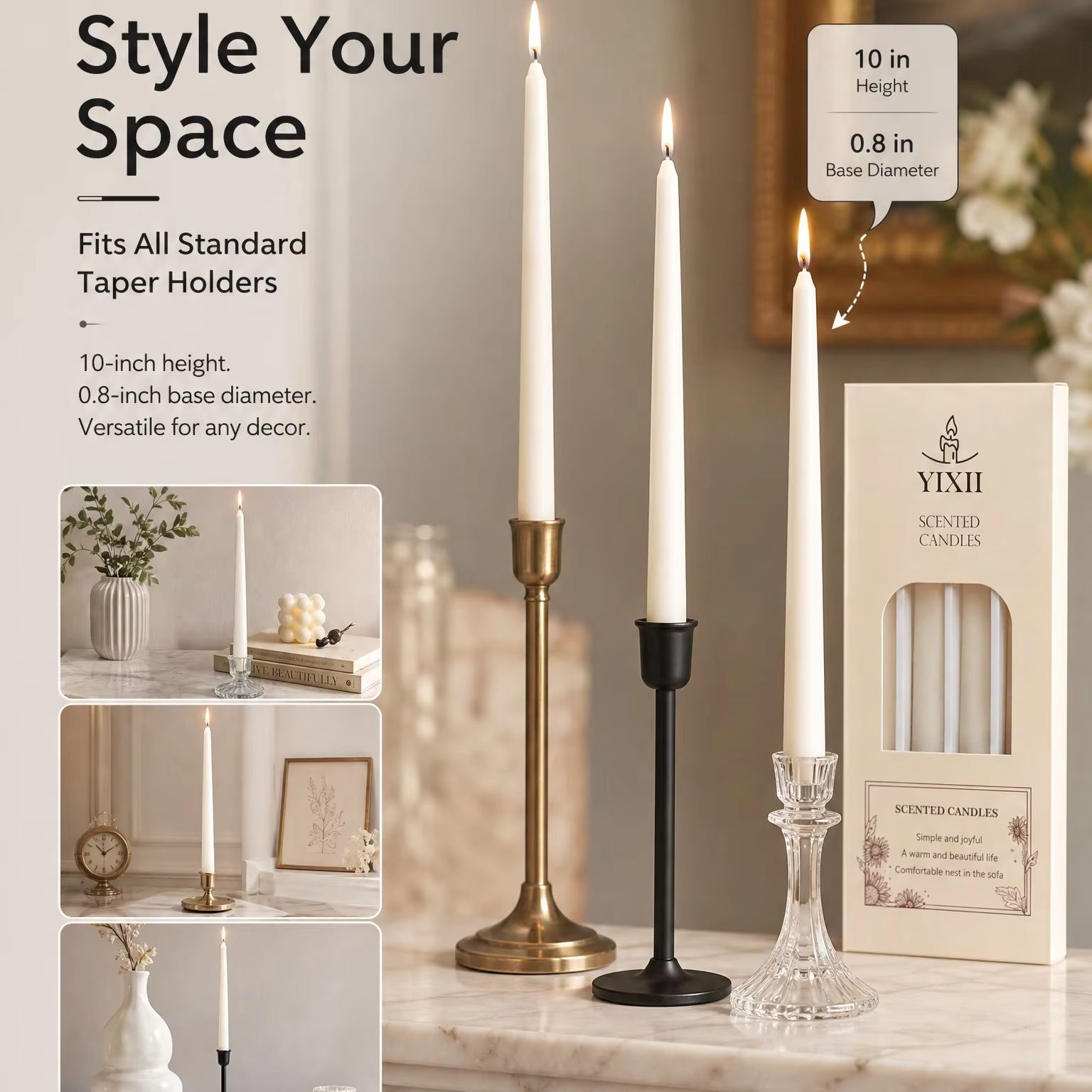 4 Parça Dikey Çizgili Uzun Çub - Home Fragrance No 4 incelemesi ve fiyatı